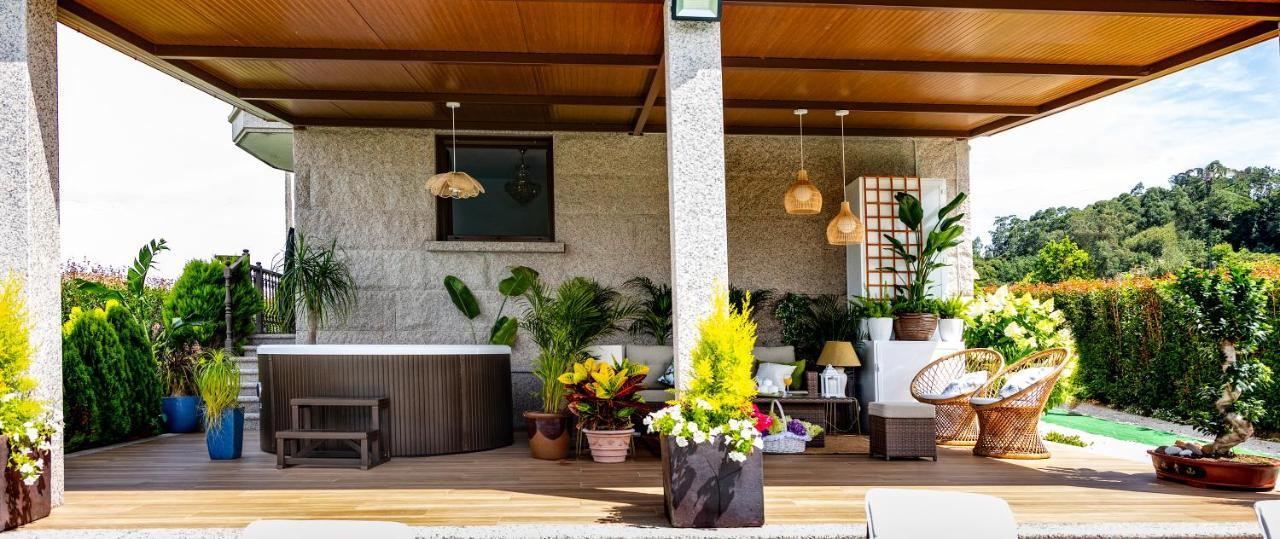 Vila Casa Victoria Garden Con Jacuzzi Y Piscina Caldas De Reis Exteriér fotografie
