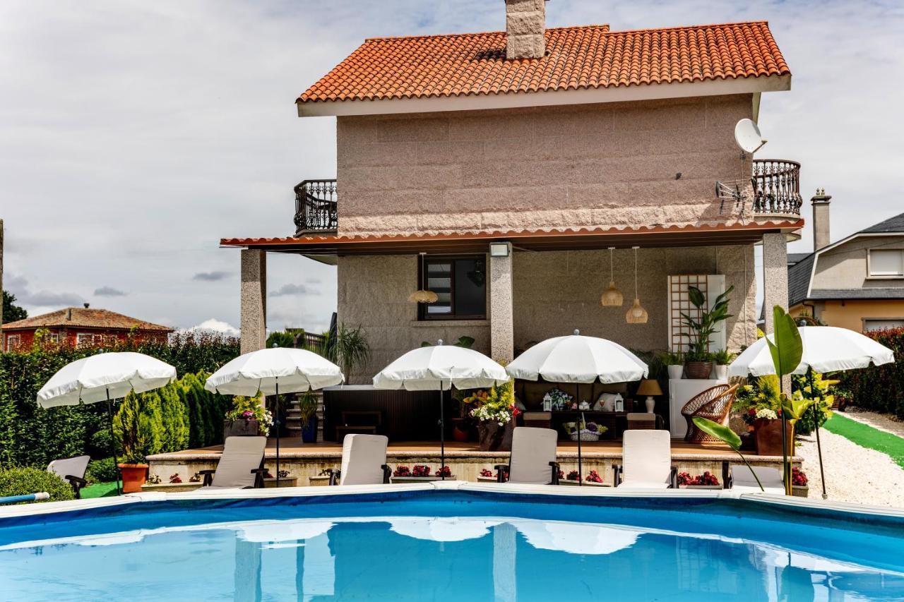 Vila Casa Victoria Garden Con Jacuzzi Y Piscina Caldas De Reis Exteriér fotografie