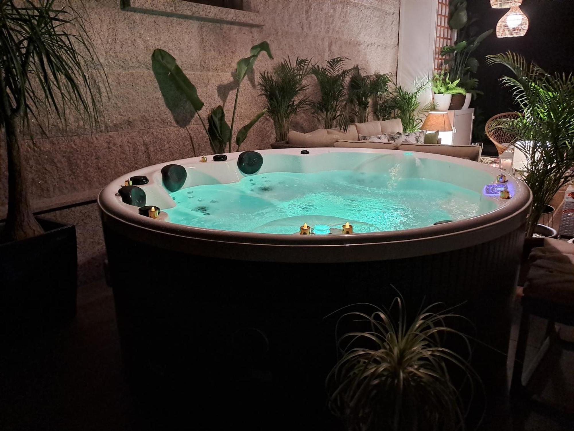 Vila Casa Victoria Garden Con Jacuzzi Y Piscina Caldas De Reis Exteriér fotografie